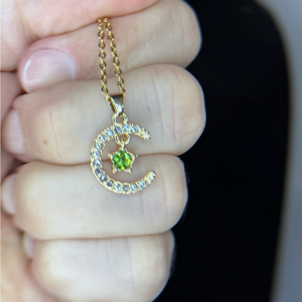 August Birthstone Necklace